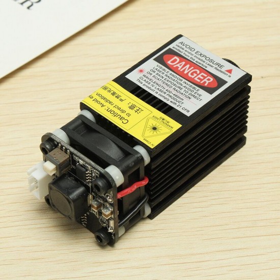 FB03-2500 2500mW 445nm Blue Laser Module 2.54-3P TTL/PWM Modulation DIY Engraver