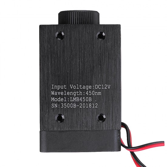 LA03-3500 450nm 3.5W Blue Laser Module TTL Modulation Fan Heat Sink for DIY Engraver LA03-3500 450nm 3.5W Blue Laser Module TTL Modulation Fan Heat Sink for DIY Engraver