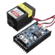 LA03-3500 450nm 3.5W Blue Laser Module TTL Modulation Fan Heat Sink for DIY Engraver