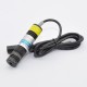 120mW 405nm Blue-violet Cross Laser Module Generator Variable Focus Industrial Marking Position Alignment Diode Generator w/ Locking Ring 120mW 405nm Blue-violet Cross Laser Module Generator Variable Focus Industrial Marking Position Alignment Diode Generator w/ Locking Ring