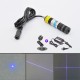 120mW 405nm Blue-violet Cross Laser Module Generator Variable Focus Industrial Marking Position Alignment Diode Generator w/ Locking Ring 120mW 405nm Blue-violet Cross Laser Module Generator Variable Focus Industrial Marking Position Alignment Diode Generator w/ Locking Ring