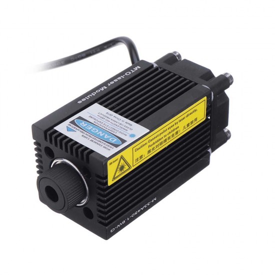 1600mW 450nm Blue Laser Module DC 12V 5.5x2.1mm Variable Focus for Laser Engraving Machine Engraver 1.6W 1600mW 450nm Blue Laser Module DC 12V 5.5x2.1mm Variable Focus for Laser Engraving Machine Engraver 1.6W