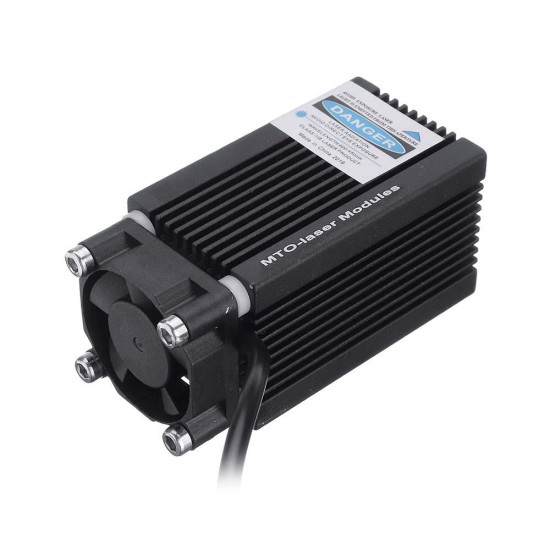 1600mW 450nm Blue Laser Module DC 12V 5.5x2.1mm Variable Focus for Laser Engraving Machine Engraver 1.6W 1600mW 450nm Blue Laser Module DC 12V 5.5x2.1mm Variable Focus for Laser Engraving Machine Engraver 1.6W