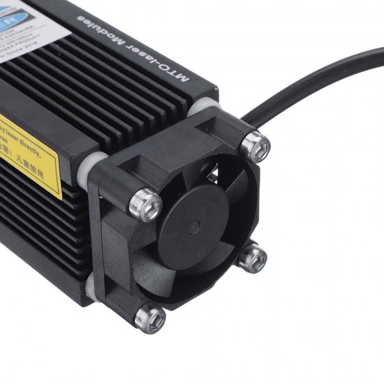 1600mW 450nm Blue Laser Module DC 12V 5.5x2.1mm Variable Focus for Laser Engraving Machine Engraver 1.6W 1600mW 450nm Blue Laser Module DC 12V 5.5x2.1mm Variable Focus for Laser Engraving Machine Engraver 1.6W