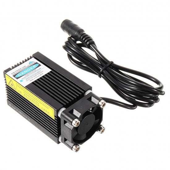 2500mW 450nm Blue Laser Module DC 12V 5.5x2.1mm Variable Focus for Laser Engraving Machine Engraver 2.5W