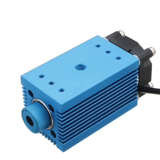 4000mW 450nm Blue Laser Module DC 12V 5.5x2.1mm Variable Focus for Laser Engraving Machine Engraver 4W 4000mW 450nm Blue Laser Module DC 12V 5.5x2.1mm Variable Focus for Laser Engraving Machine Engraver 4W