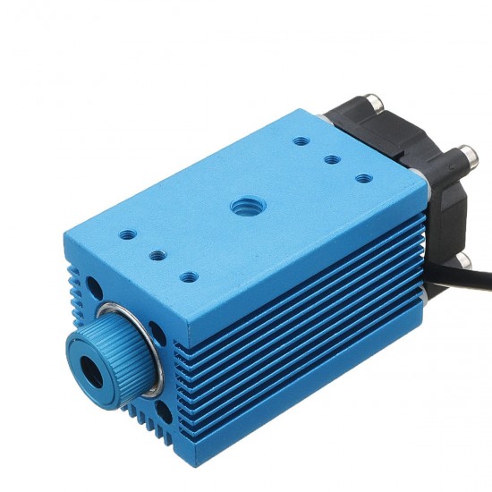 4000mW 450nm Blue Laser Module DC 12V 5.5x2.1mm Variable Focus for Laser Engraving Machine Engraver 4W