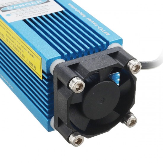 4000mW 450nm Blue Laser Module DC 12V 5.5x2.1mm Variable Focus for Laser Engraving Machine Engraver 4W 4000mW 450nm Blue Laser Module DC 12V 5.5x2.1mm Variable Focus for Laser Engraving Machine Engraver 4W