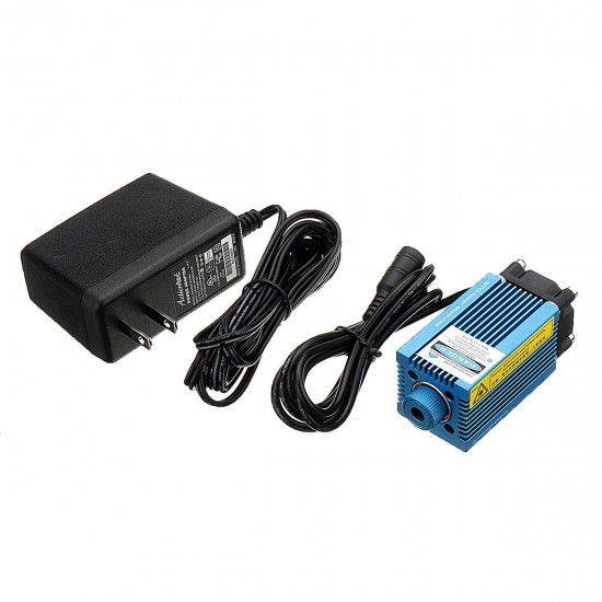 4000mW 450nm Blue Laser Module DC 12V 5.5x2.1mm Variable Focus for Laser Engraving Machine Engraver 4W