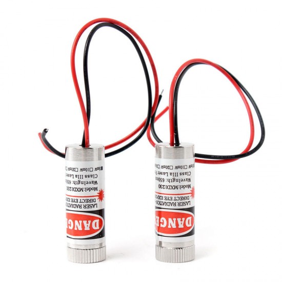 Red Laser Module 5mW 650nm Focus Adjustable Laser Head 5V Industrial Grade Red Laser Module 5mW 650nm Focus Adjustable Laser Head 5V Industrial Grade