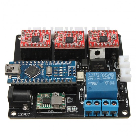 USB 3 Axis Stepper Motor Driver Board For DIY Laser Engraving Machine 3 Axis Control Board USB 3 Axis Stepper Motor Driver Board For DIY Laser Engraving Machine 3 Axis Control Board