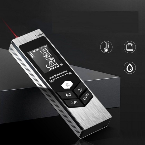 40m Digital Mini Laser Rangefinder with Electronic Angle Sensor M/In/Ft Unit Switching USB Charging Laser Distance Meter 40m Digital Mini Laser Rangefinder with Electronic Angle Sensor M/In/Ft Unit Switching USB Charging Laser Distance Meter