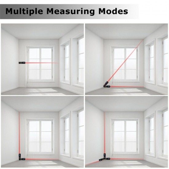 40m Mini Digital LCD Laser Distance Meter Range Finder Measure Diastimeter