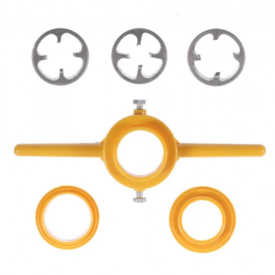 6Pcs Die Set 1/2'' 3/4'' 1'' Taper Thread Tapping Tool Manual Wire Attack Hand Tools 6Pcs Die Set 1/2'' 3/4'' 1'' Taper Thread Tapping Tool Manual Wire Attack Hand Tools