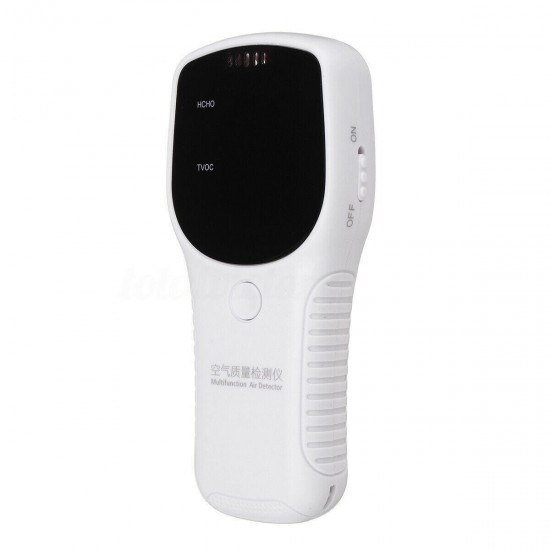 Air Quality Monitor HCHO TVOC PM2.5 PM10 Formaldehyde Detector Tester Home Test Air Quality Monitor HCHO TVOC PM2.5 PM10 Formaldehyde Detector Tester Home Test