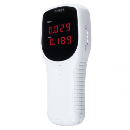 Air Quality Monitor HCHO TVOC PM2.5 PM10 Formaldehyde Detector Tester Home Test