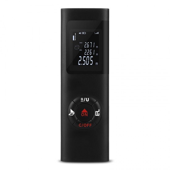 Handheld Electronic 40M Laser Distance Meter Mini Laser Rangefinder Laser Tape m/in/ft IP54 Waterproof LCD Display with Backlight Handheld Electronic 40M Laser Distance Meter Mini Laser Rangefinder Laser Tape m/in/ft IP54 Waterproof LCD Display with Backlight