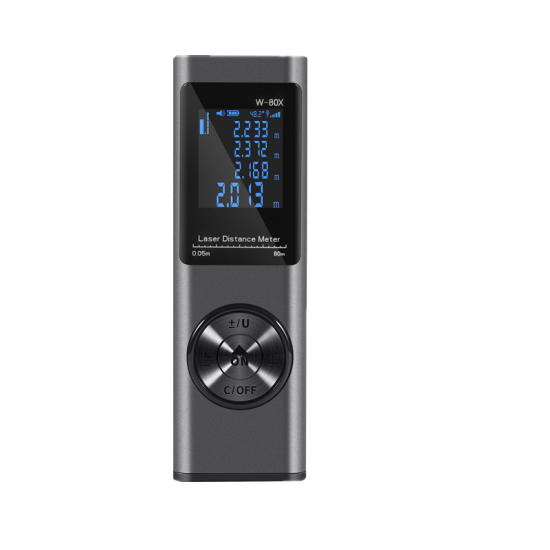 LS-XS Mini Laser Distance Meter Swith Bult-in Rechargeable Battery Waterproof Dustproof Fallproof Digital Laser Rangefinder - Gray LS-XS Mini Laser Distance Meter Swith Bult-in Rechargeable Battery Waterproof Dustproof Fallproof Digital Laser Rangefinder - Gray