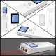 Digital Laser Distance Meter Range Finder Precision Electronic Diastimeter Tool Digital Laser Distance Meter Range Finder Precision Electronic Diastimeter Tool