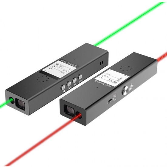 HC-S1 100M/120M/150M Red Light Bi-directional Digital Display Bluetooth Infrared Laser Rangefinder Measuring Tool High Precision Voice Broadcast Handheld Laser Distance Meter HC-S1 100M/120M/150M Red Light Bi-directional Digital Display Bluetooth Infrared Laser Rangefinder Measuring Tool High Precision Voice Broadcast Handheld Laser Distance Meter