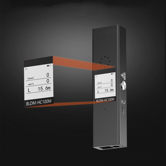 HC-S1 100M/120M/150M Red Light Bi-directional Digital Display Bluetooth Infrared Laser Rangefinder Measuring Tool High Precision Voice Broadcast Handheld Laser Distance Meter HC-S1 100M/120M/150M Red Light Bi-directional Digital Display Bluetooth Infrared Laser Rangefinder Measuring Tool High Precision Voice Broadcast Handheld Laser Distance Meter