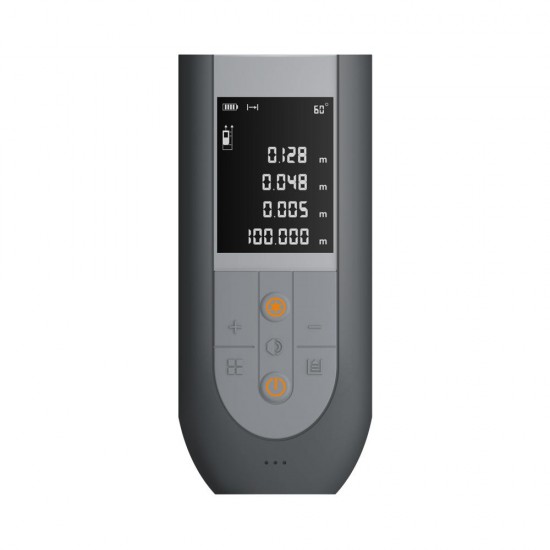 Home JM-G253 Laser Rangefinder Laser Distance Meter with Rechargeable Battery 50m/70m/100m/120m 2.0 inch HD Screen 8 kinds of Measurement Chargeable Version Home JM-G253 Laser Rangefinder Laser Distance Meter with Rechargeable Battery 50m/70m/100m/120m 2.0 inch HD Screen 8 kinds of Measurement Chargeable Version