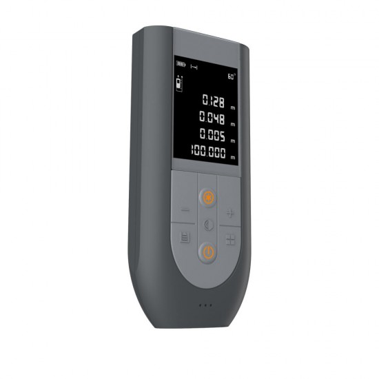 Home JM-G253 Laser Rangefinder Laser Distance Meter with Rechargeable Battery 50m/70m/100m/120m 2.0 inch HD Screen 8 kinds of Measurement Chargeable Version