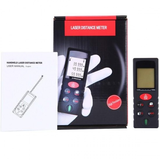 KXL-D100 100M Digital Laser Distance Meter Rangefinder Diastimeter