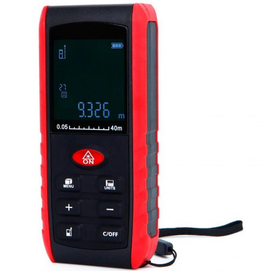 KXL-E40 40M High Precision Digital Handheld Laser Rangefinder Distance Meter Distance Area Volume Pythagorean Theorem Measurement KXL-E40 40M High Precision Digital Handheld Laser Rangefinder Distance Meter Distance Area Volume Pythagorean Theorem Measurement