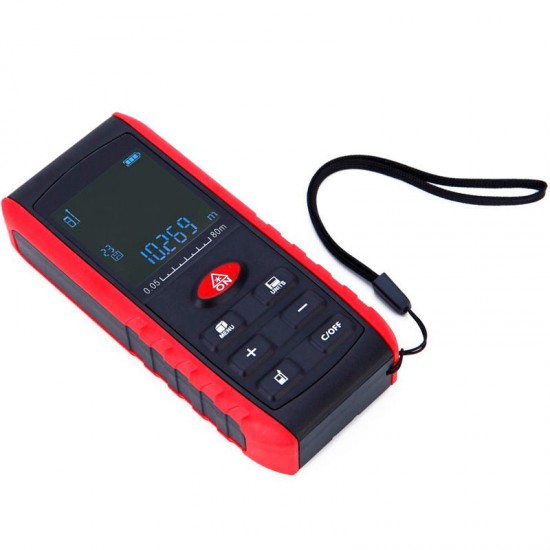 KXL-E80 80M Digital Laser Distance Meter Bubble Level Rangefinder Tape Measure Distance Area Volume Angle Measurement