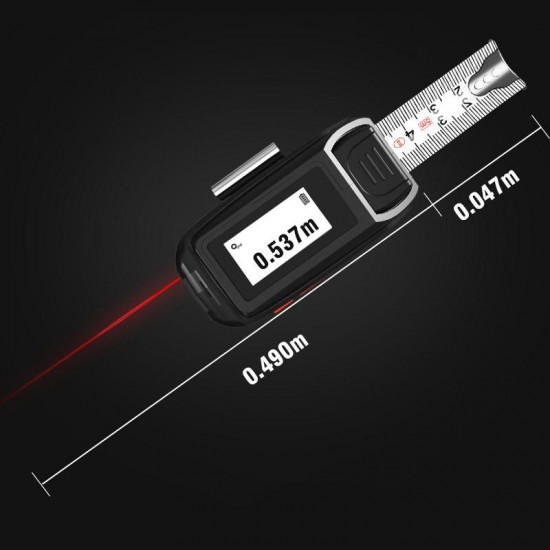 LTM USB Rechargeable Laser Tape Laser Distance Meter Real-Time Dada 40/60m Laser Rangefinder 5m Tape LCD Digital LTM USB Rechargeable Laser Tape Laser Distance Meter Real-Time Dada 40/60m Laser Rangefinder 5m Tape LCD Digital