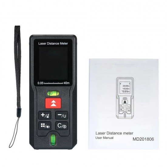 MD100 100M Handheld Digital Laser Distance Meter Portable Mini Range Finder