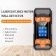 MK2101C 1.8inch Backlit Color Screen Wall Detector 40M Laser Ranging 2-in-1 Measuring Instrument Wall Detector Metal Detector Laser Rangefinder Laser Distance Meter