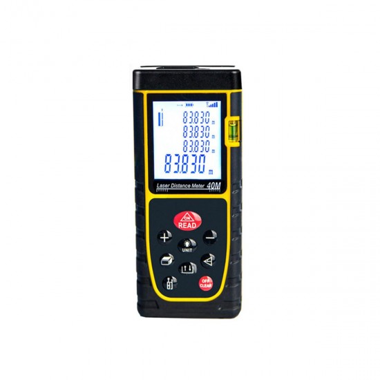 Portable Handheld Digital Laser Point Distance Meter Range Finder Measure Tape One Button Operation High Accuracy