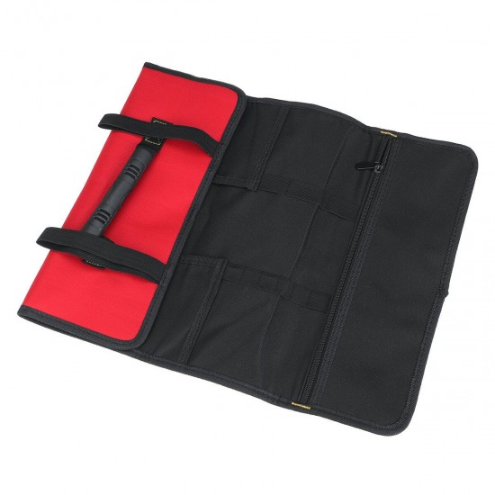 Roll Bag Portable Storage 22 Pocket Electrician Storage Bag Multifunction Tool Bag