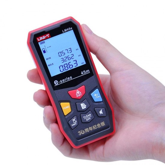 LM45E Digital Laser Distance Meter 45m 60m/147ft 196ft Laser Rangefinder Measure Diastimeter LM45E Digital Laser Distance Meter 45m 60m/147ft 196ft Laser Rangefinder Measure Diastimeter