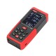 UNIT UT395A Professional 50M Laser Distance Meter Triangle Area Continuous Measure Rangefinder with Data Storage USB Connector + Color LCD Display