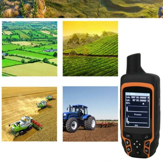 ZL-166 Land Area Meter Handheld GPS Navigation Track Land Area Tester TFT 2.4in Display Measuring Tool US Plug 100-240V