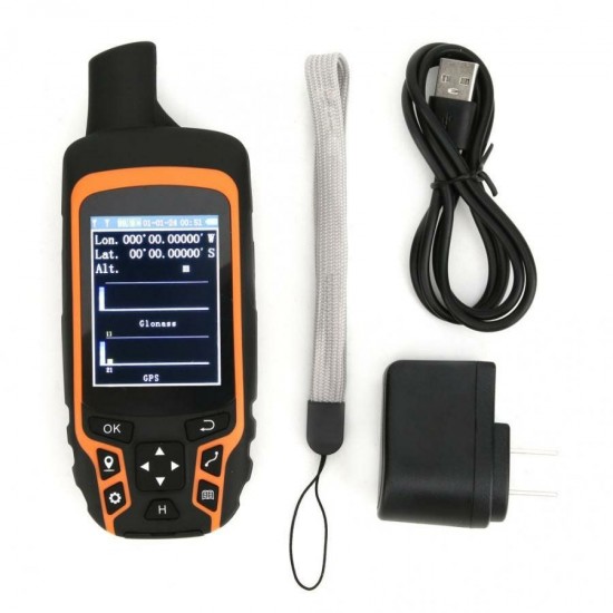 ZL-166 Land Area Meter Handheld GPS Navigation Track Land Area Tester TFT 2.4in Display Measuring Tool US Plug 100-240V