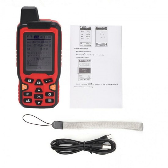 ZL-180 Handheld USB GPS Navigation Track Land Area Meter 2.4 inch Display Land Survey 100-240V Land Navigation