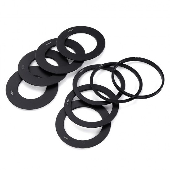 10 in 1 Lens Filter Adapter Holder with 49/52/55/58/62/67/72/77/88mm Lens Adapter Ring 10 in 1 Lens Filter Adapter Holder with 49/52/55/58/62/67/72/77/88mm Lens Adapter Ring