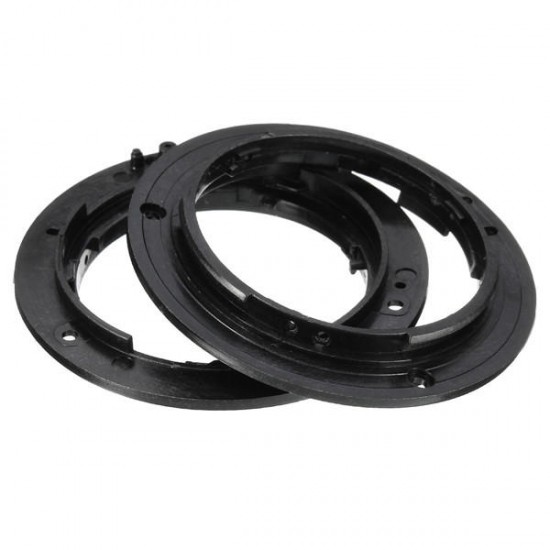 2PCs Rear Bayonet Mount Ring Replacement Part For Nikon 18-55 18-105 18-135mm Camera