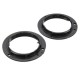 2PCs Rear Bayonet Mount Ring Replacement Part For Nikon 18-55 18-105 18-135mm Camera