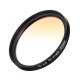 4 Pieces 52mm Graduated Color Lens Filter for DSLR Camera