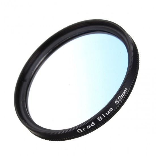 4 Pieces 52mm Graduated Color Lens Filter for DSLR Camera