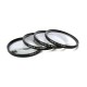 49/52/55/58/62/67/72/77mm Close-up +1/+2/+4/+10 UV FLD CPL Lens Filter Hood Set for DSLR Camera