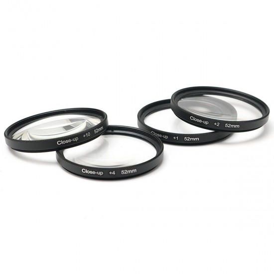 52MM Close Up Macro Lens Kit +1 +2 +4 +10 for DSLR SLR Digital Camera 52MM Close Up Macro Lens Kit +1 +2 +4 +10 for DSLR SLR Digital Camera