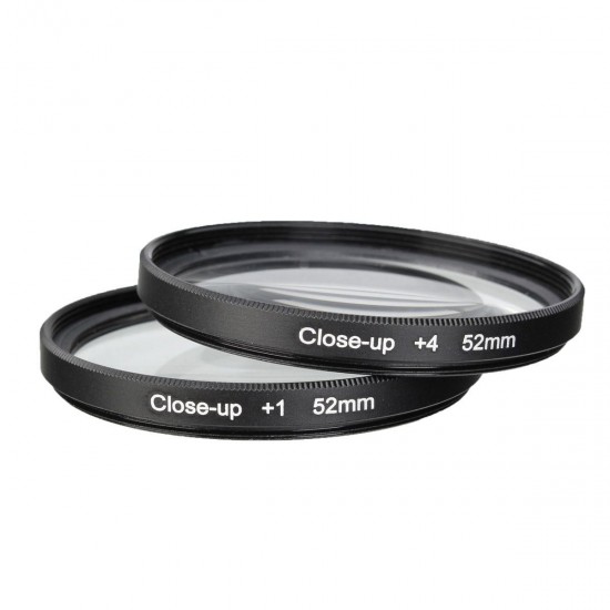 52mm Macro Close Up Filter Lens Kit +1 +2 +4 +10 for Canon Nikon DSLR SLR Camera