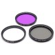 52mm UV CPL FLD Filter Kit With Petal Flower Lens Hood For Nikon