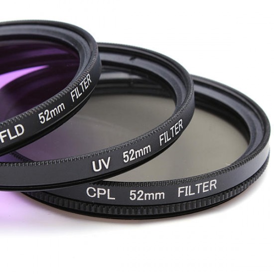 52mm UV CPL FLD Filter Kit With Petal Flower Lens Hood For Nikon 52mm UV CPL FLD Filter Kit With Petal Flower Lens Hood For Nikon